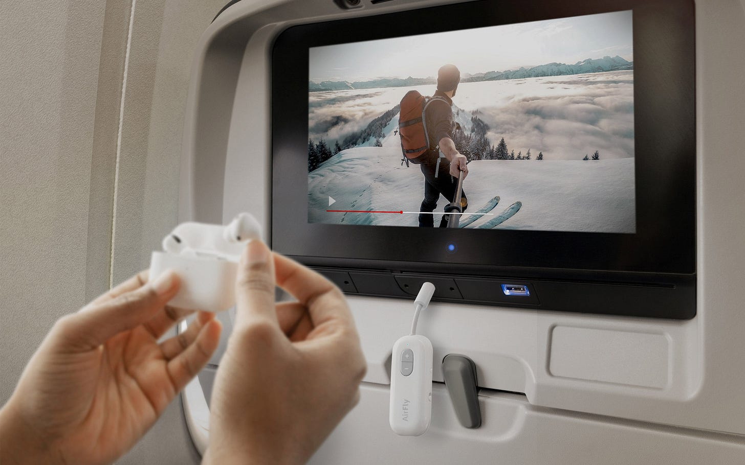 Airfly transmitter 2025 for wireless headphones