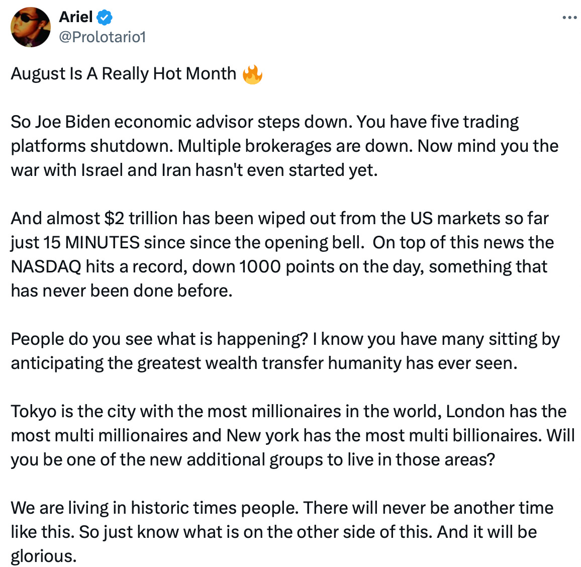 Nasdaq Drop Almost $2 Trillion Wiped From US Markets In First 15 Minutes After ...