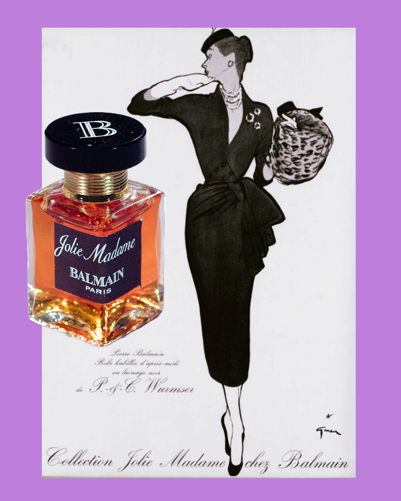 Two Violets, Generations Apart: Pierre Balmain's Jolie Madame