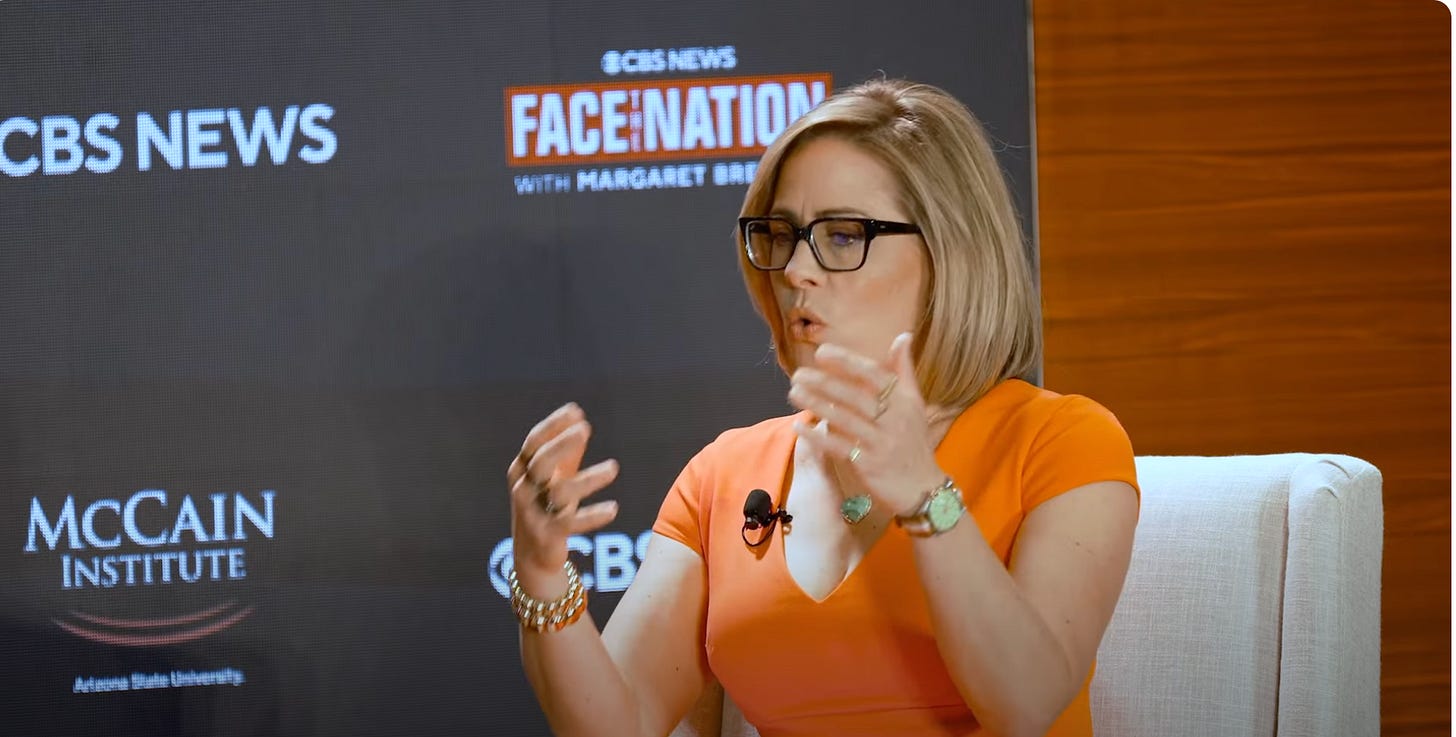 Kyrsten Sinema No Longer Good For That One Thing You Said She Was Good For Kyrsten Sinema No Longer Good For That One Thing You Said She Was Good For