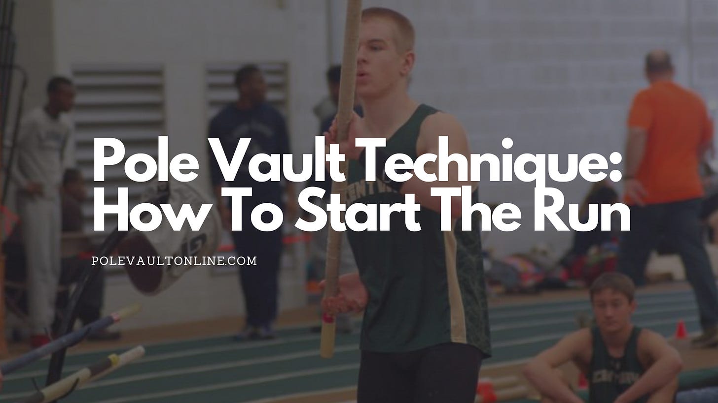 Pole Vault Technique How To Start The Run by Nick Neral