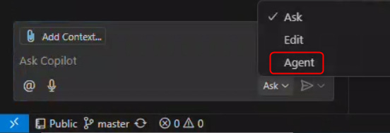 How To - Turn on CoPilot Agent Mode in VS Code