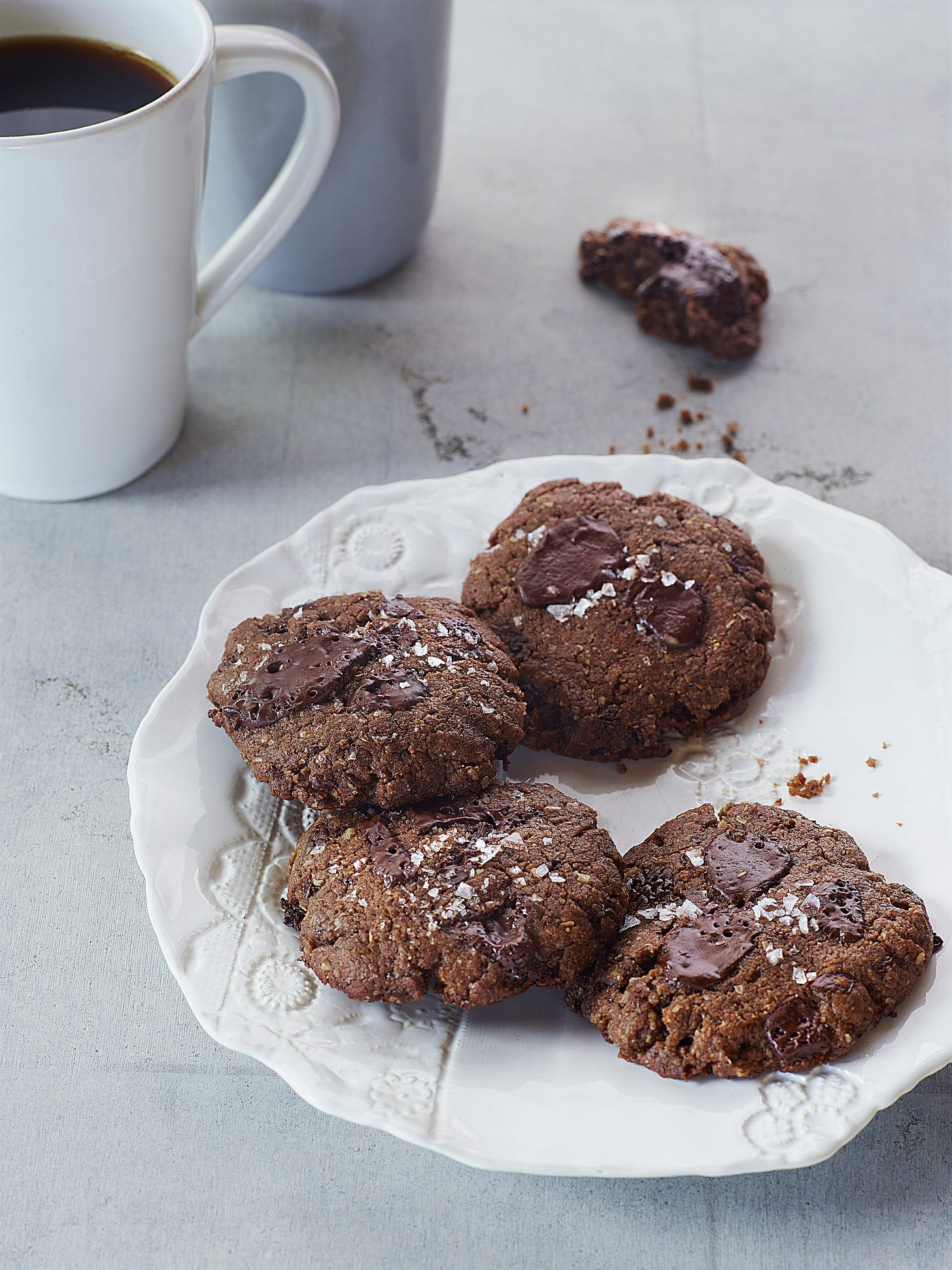 Chunky WholeGrain Chocolate Chip Cookies