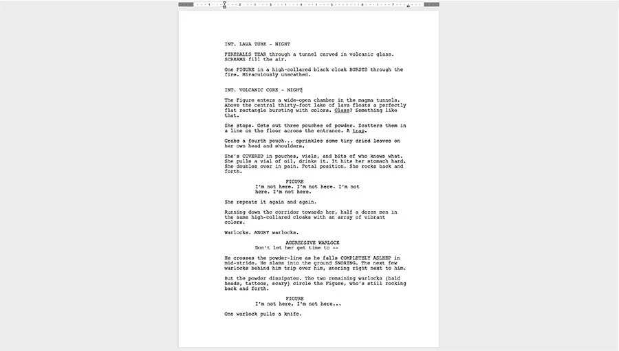 What a video game script looks like - and how to write one