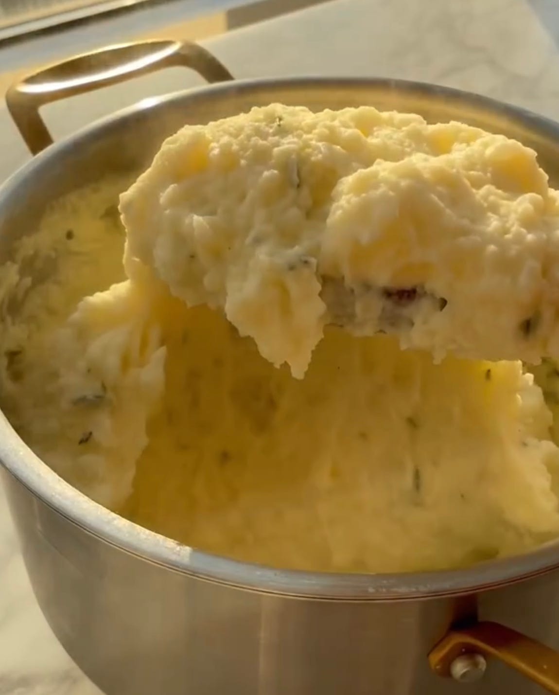 Goat Cheese Mashed Potatoes - by Jake Cohen