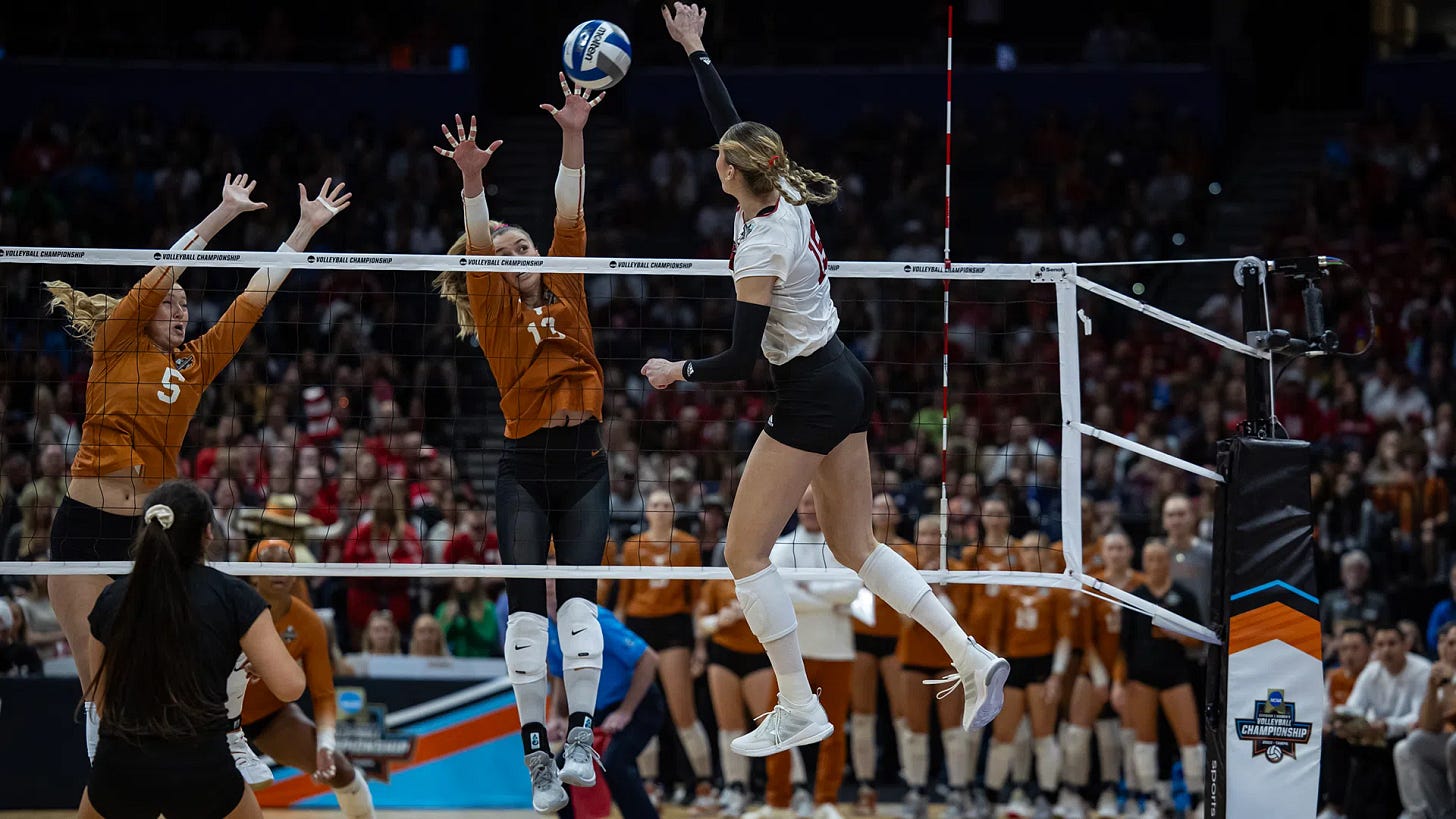 College volleyball may be having more than just a moment