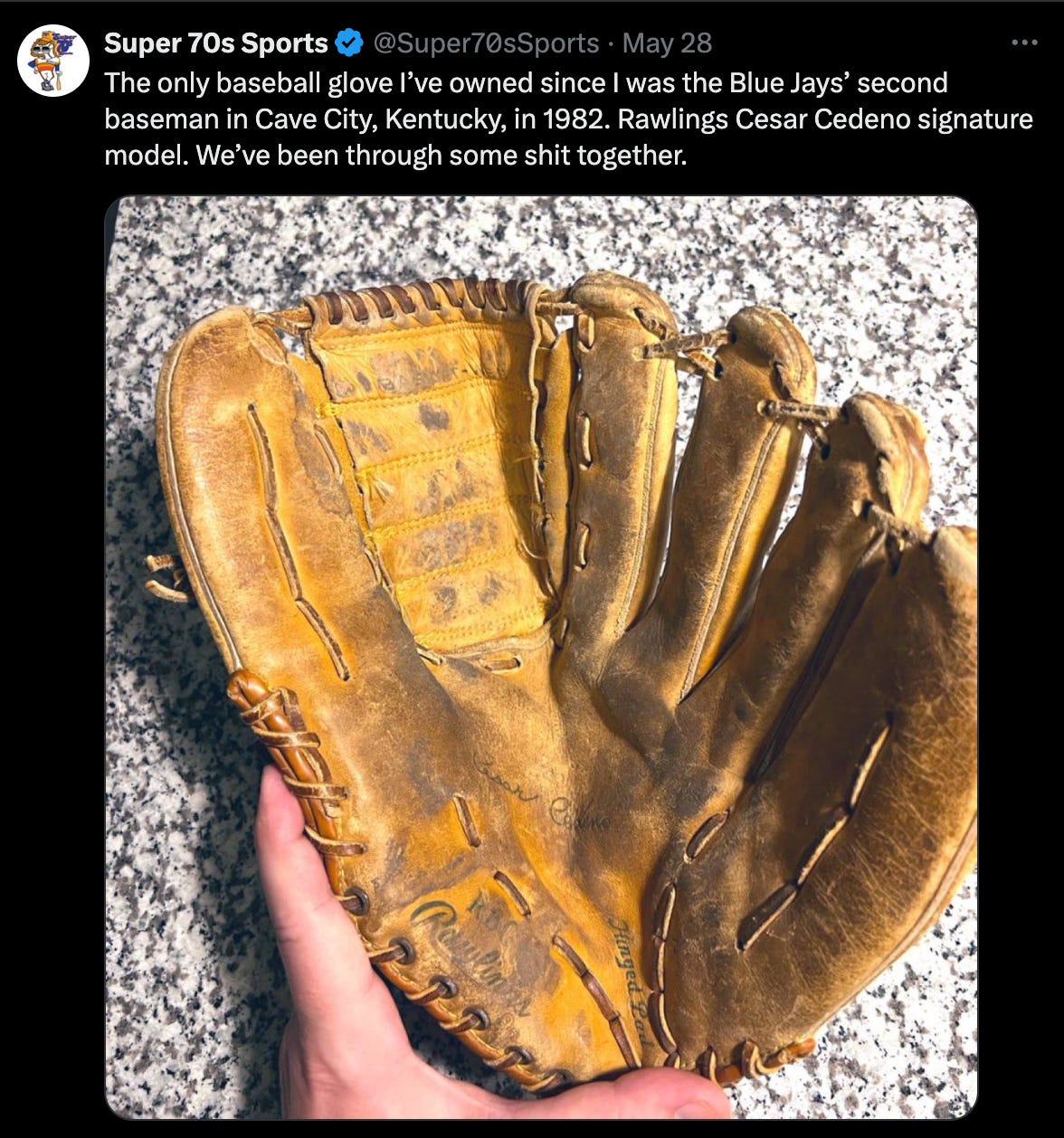 Rawlings cesar cedeno glove store