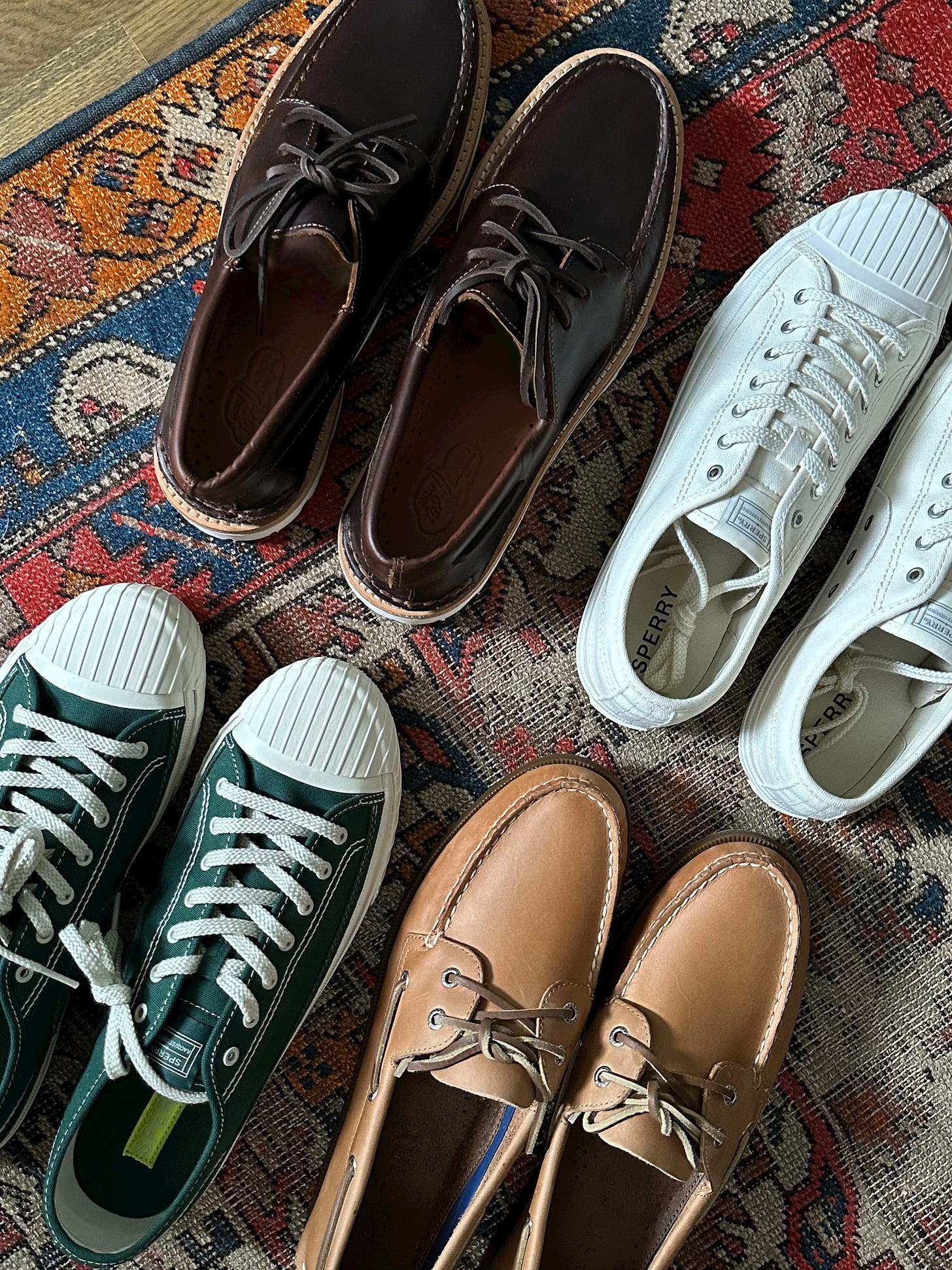 Sperrys with holes deals