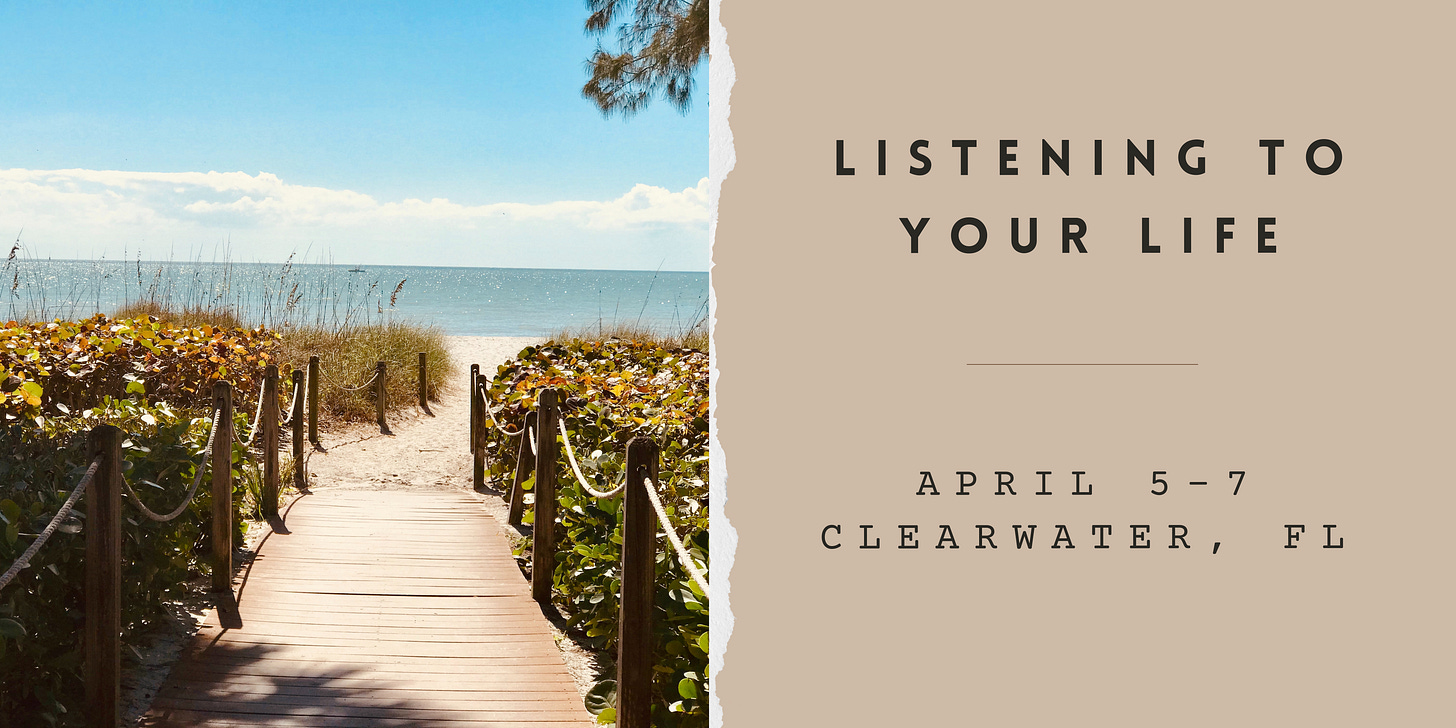 Announcing two spring retreats by Mallory Wyckoff