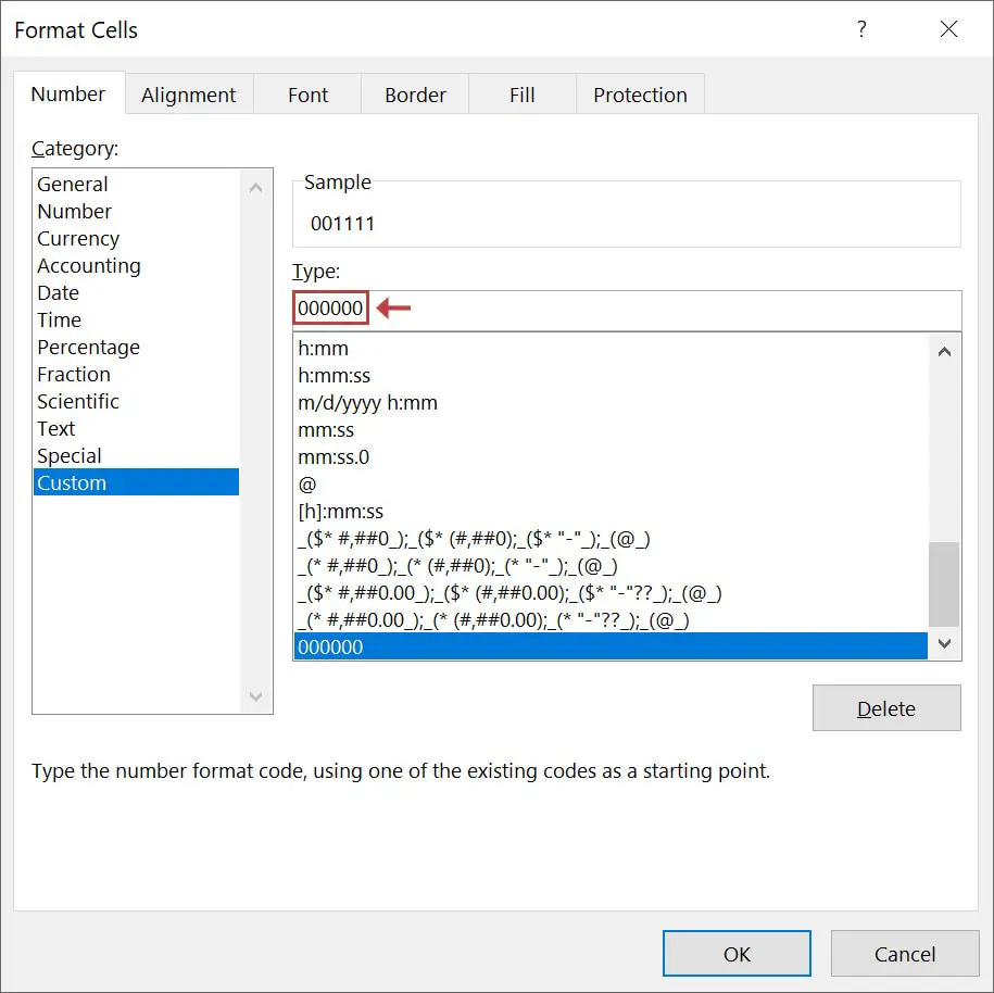 How to add zero in front of number in excel 9 methods 
