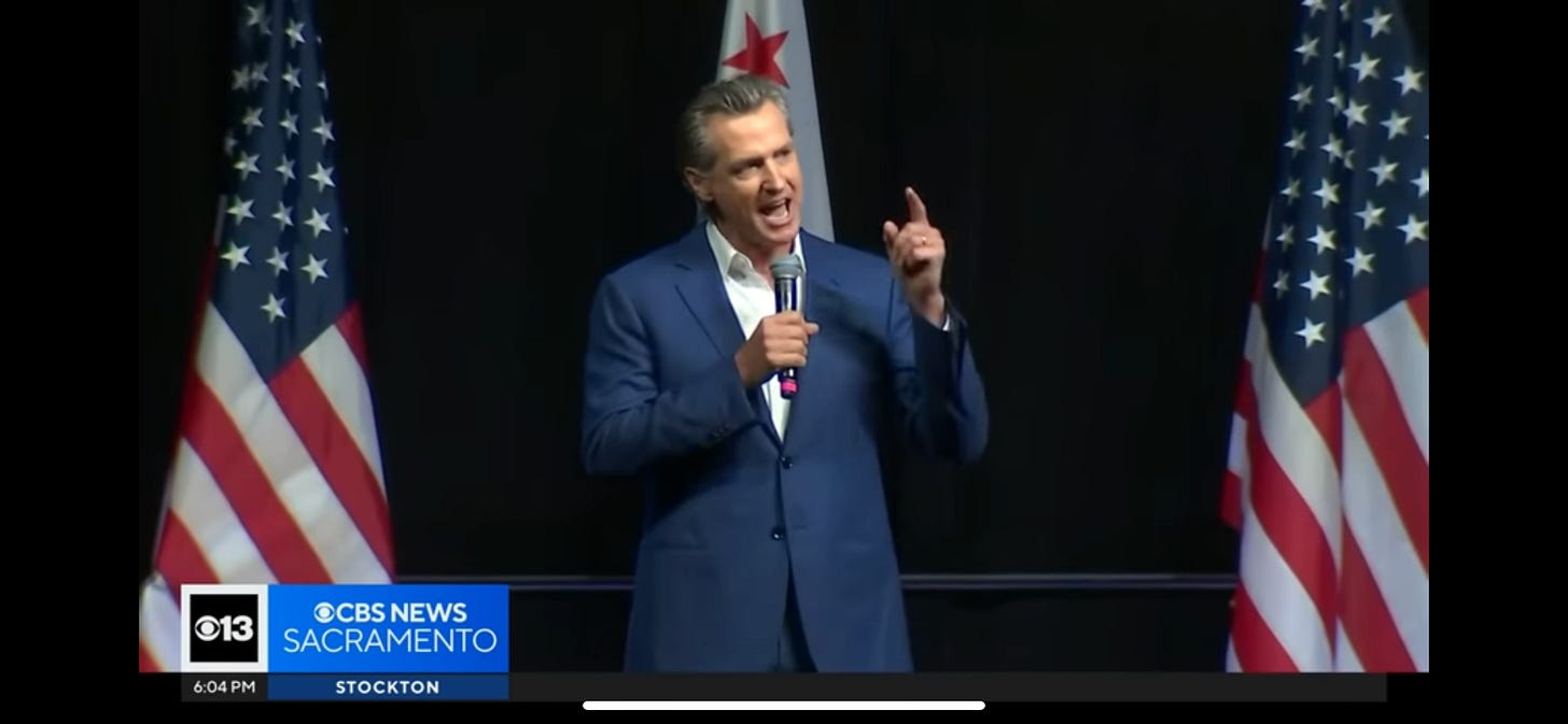 CA Gov Gavin Newsom Risks Political Career Apparently, Signs Couple