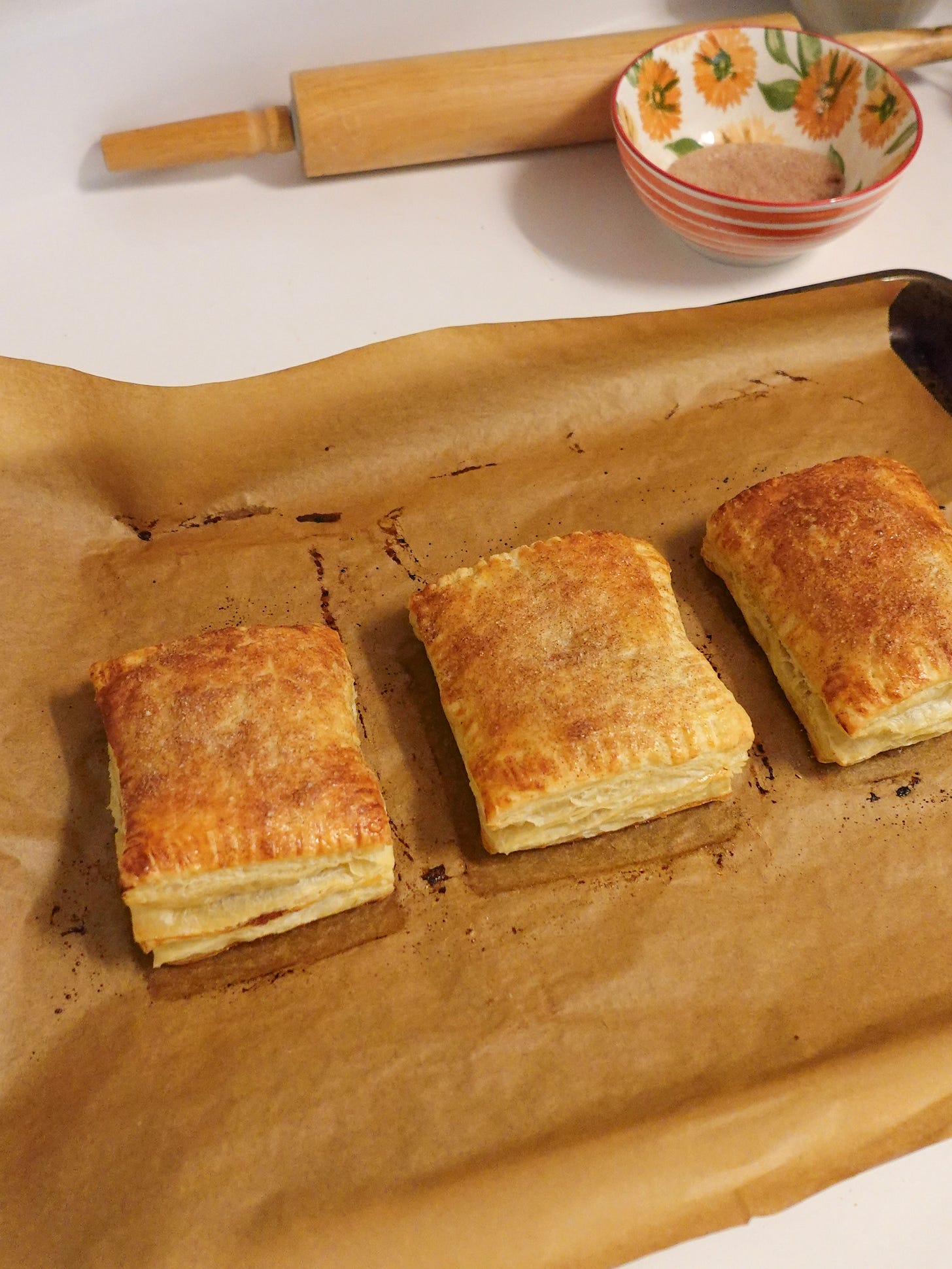 Nutella Puff Pastry w/ Cinnamon Sugar - by Jess Ng