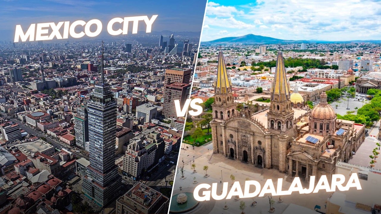 🇲🇽 Mexico City vs. Guadalajara 🇲🇽 by Jake Nomada 🌎