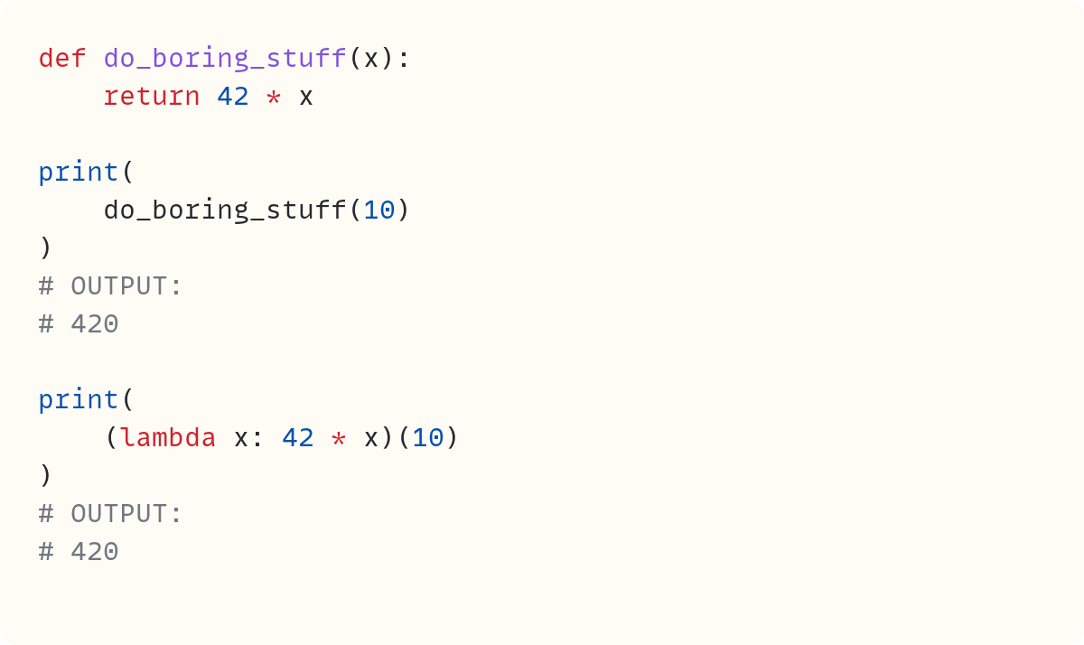What's All the Fuss About `lambda` Functions in Python