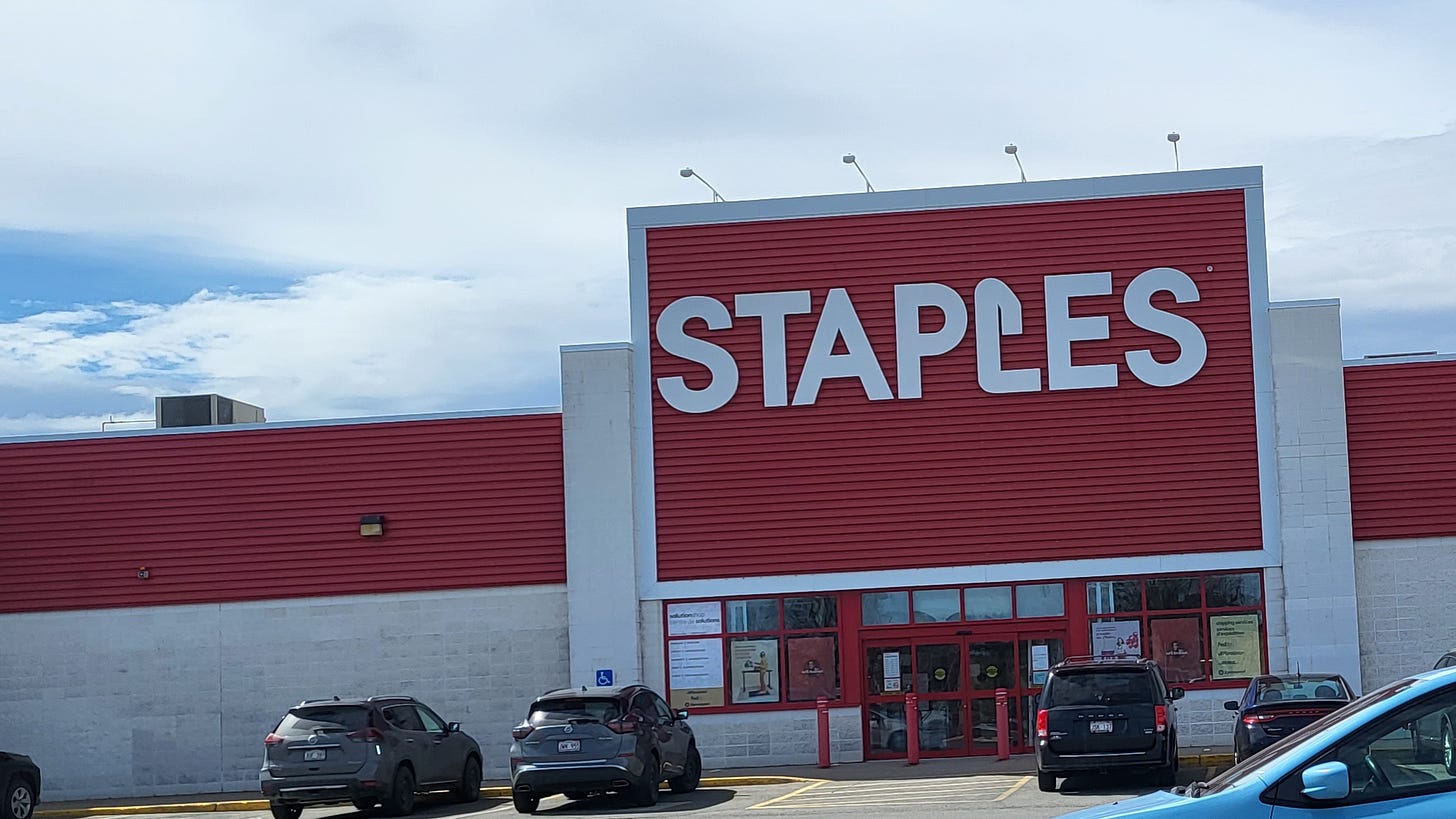 Fredericton man denies swindling Staples