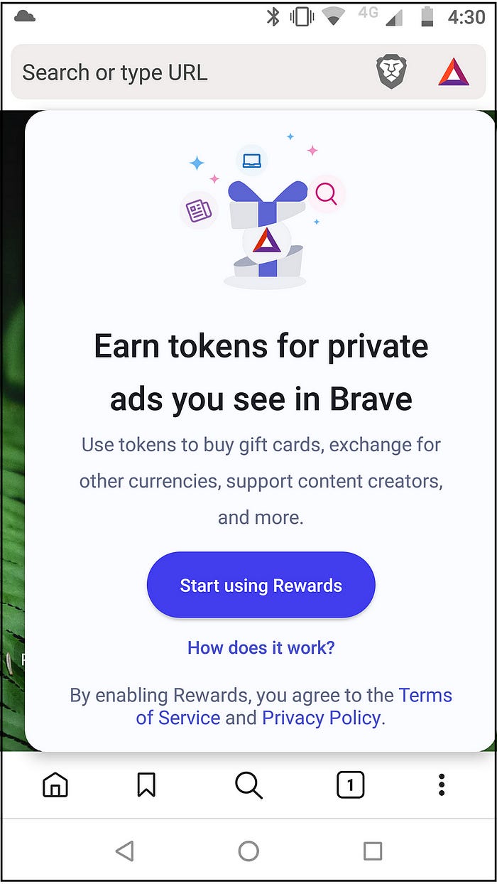 Earn with the Brave Browser