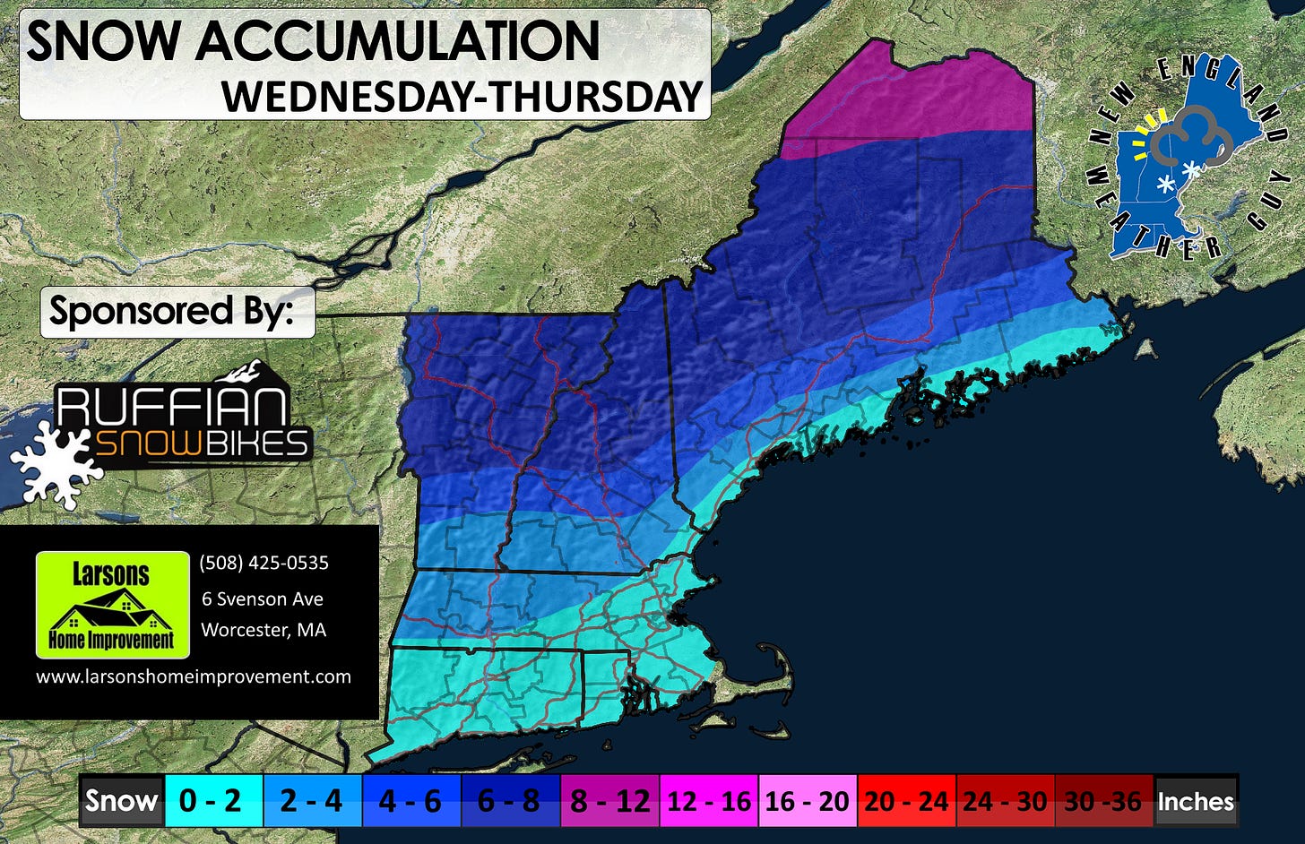 WEDNESDAYTHURSDAY UPDATE New England Weather Guy