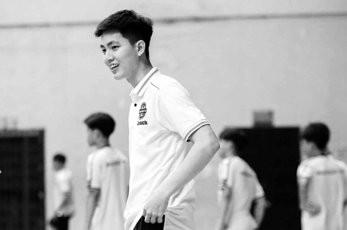 Tran Dang Thien as a coach of Phu Duc Tri FC. Photo by Phu Duc Tri FC