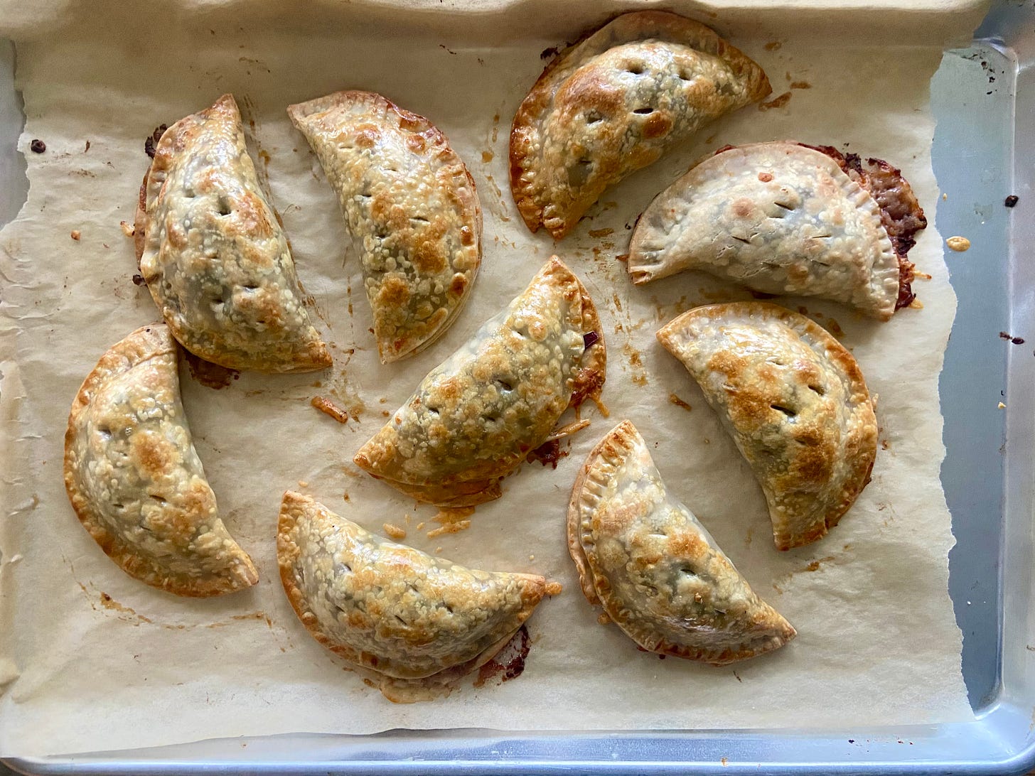 Black Bean Empanadas with Pickled Onions · Dinner A Love Story
