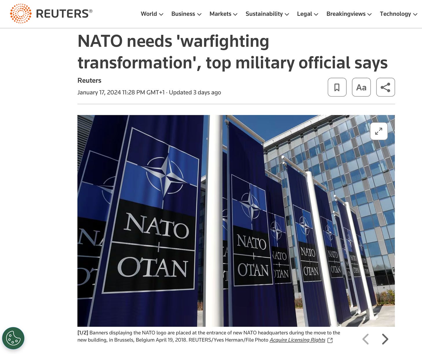 NATO needs to prepare to go to war - by Michal Rachon