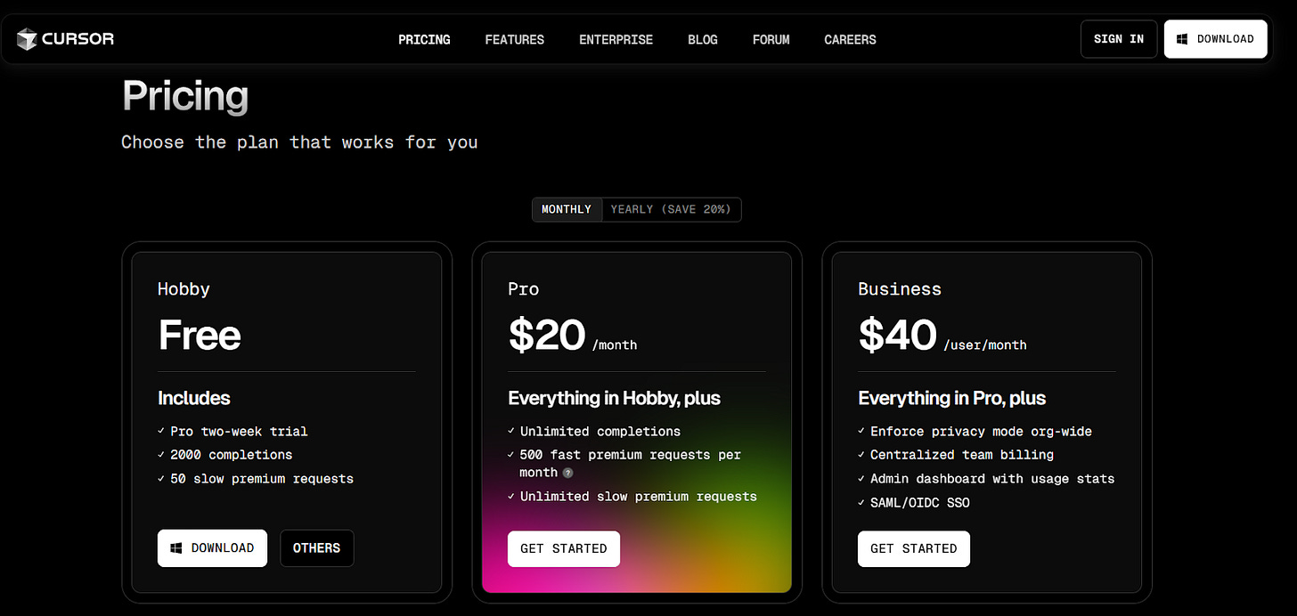 Cursor: $1M to $100M ARR in 12 Months - by The Startup Guy