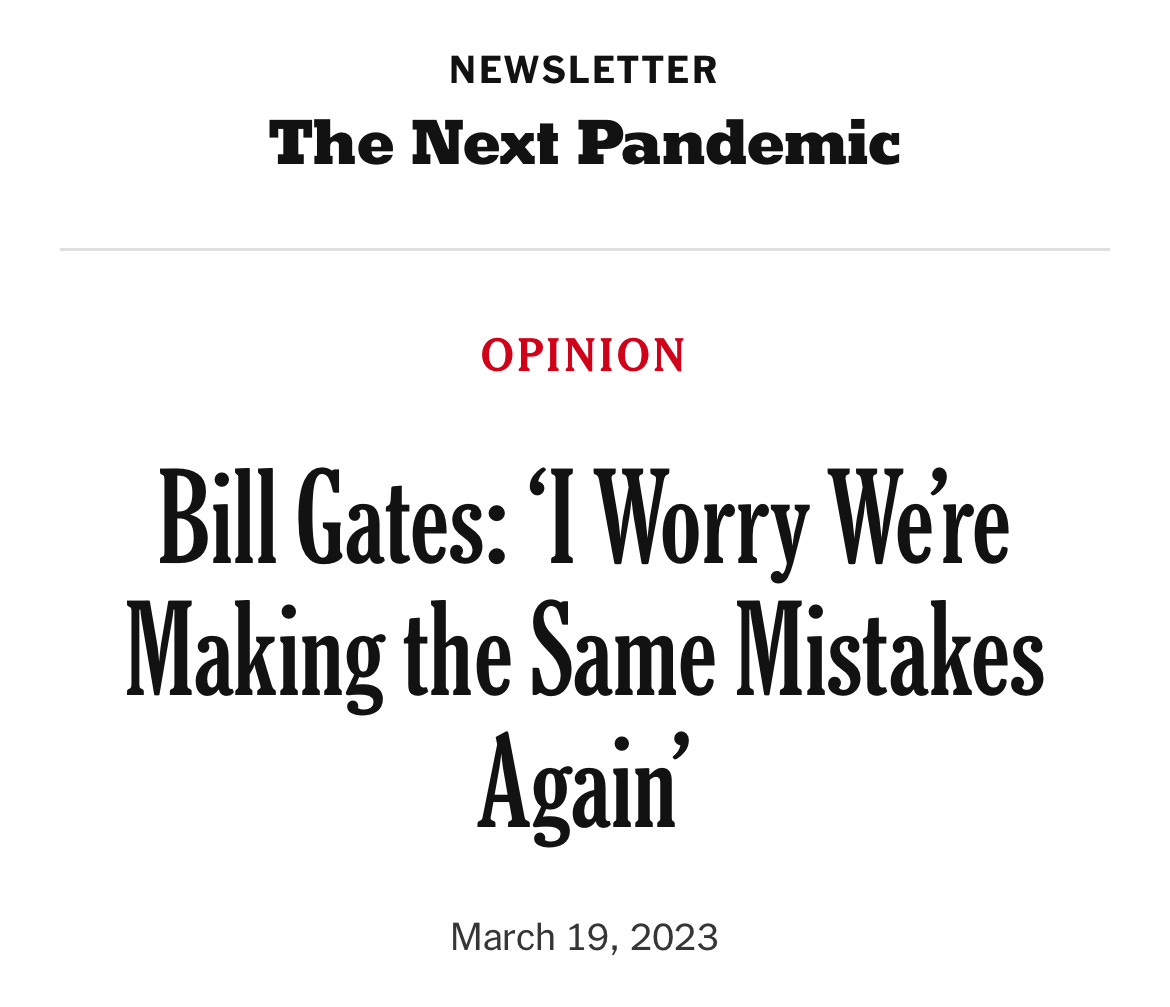 URGENT: Bill Gates, the world’s most dangerous centi-billionaire