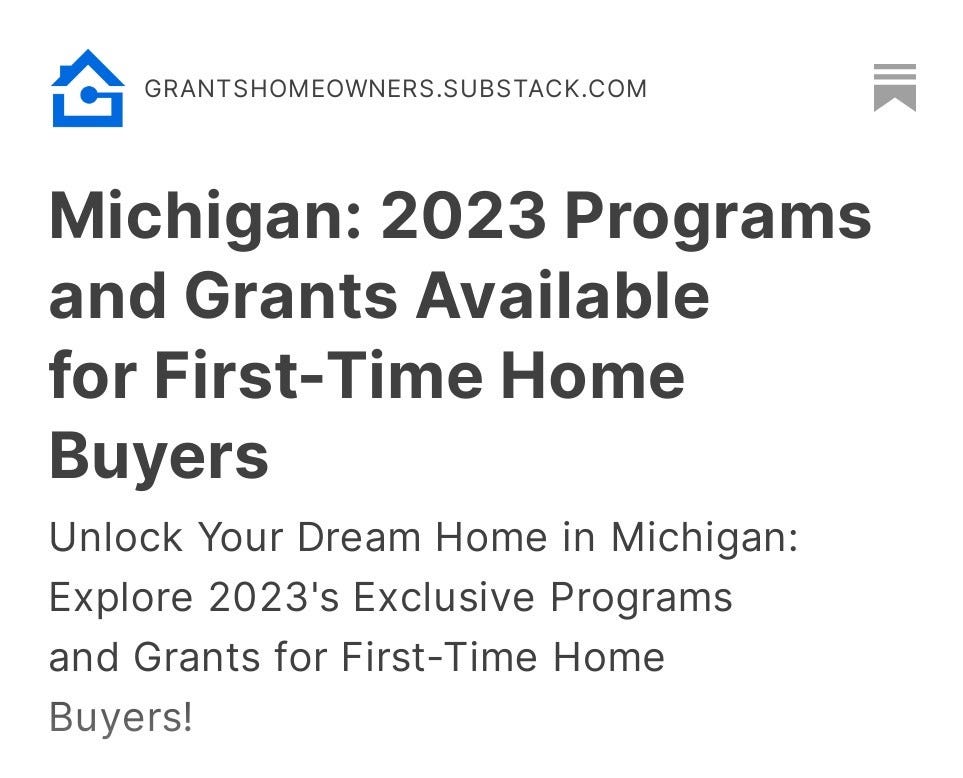 Michigan 2023 Programs and Grants Available for FirstTime Home Buyers