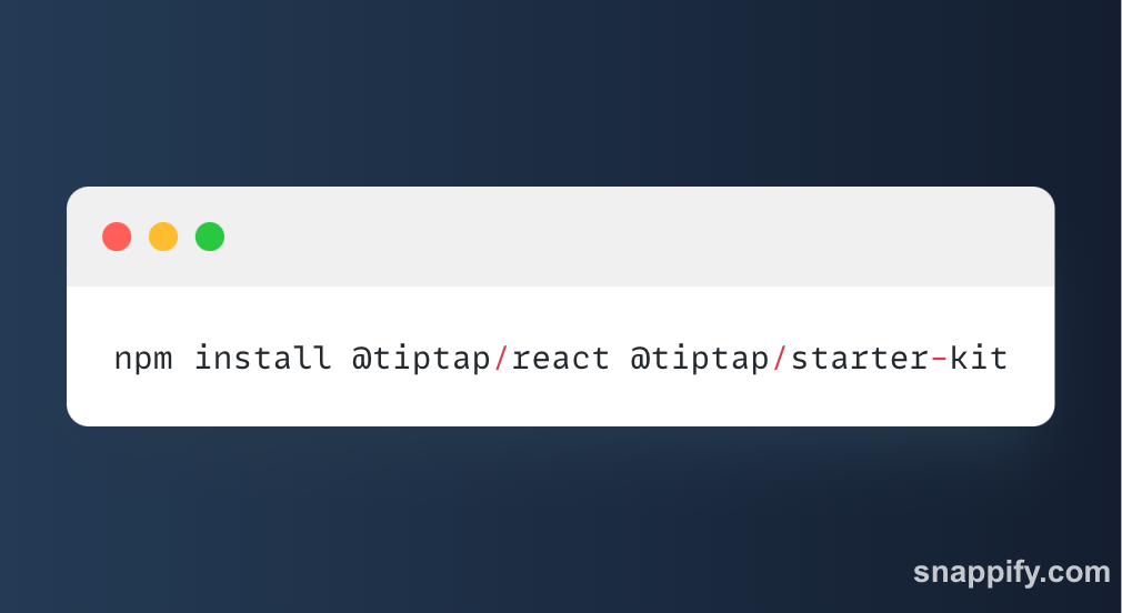 Building a Rich Text Editor with Tiptap and React/Next.js
