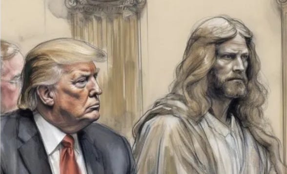 Oh No, Is Jesus Also On Trial For Inflating The Value Of His Properties By Billions? How Embarrassing.
