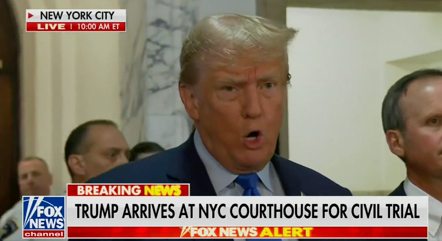 Trump Civil Trial Gets Off To Smashing Start. And He Hasn’t Even Taken The Stand Yet!