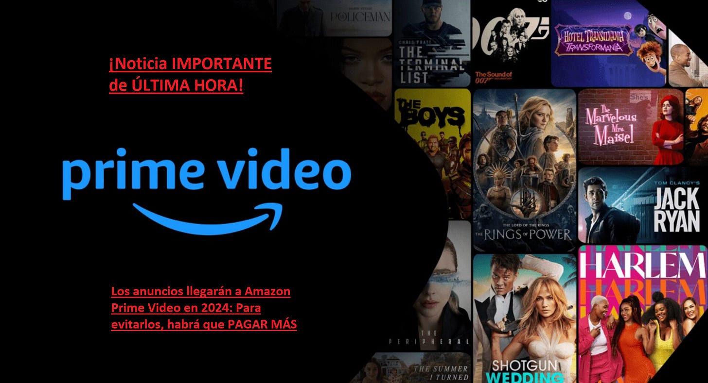 Amazon prime video noticias hot sale
