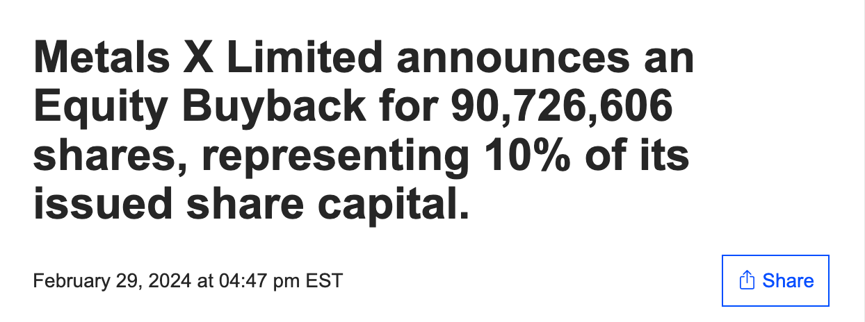 Metals x shares 2025
