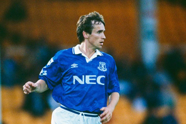 Everton right back Paul Holmes