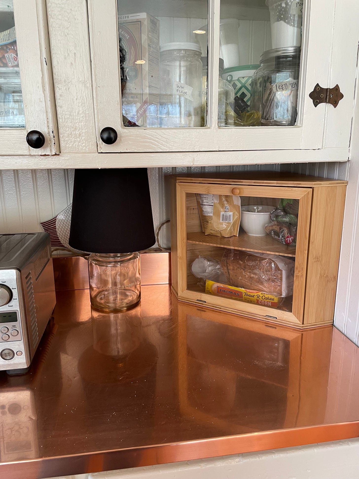 Corner bread hot sale cabinet