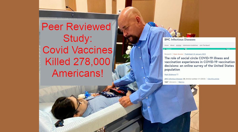 Covid vaccines killed 278 000 americans by the end of 2021 peer reviewed study finds | banned