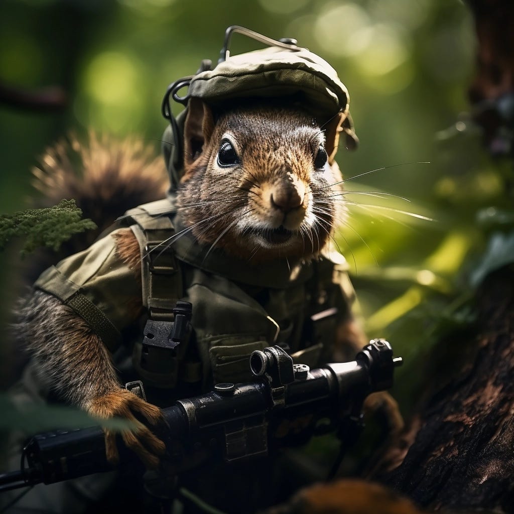 Eyes on Stalks - by The Blind Squirrel