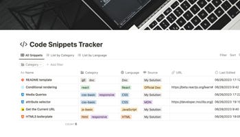 📑 21 Notion Templates for Developers to 10x Your Productivity