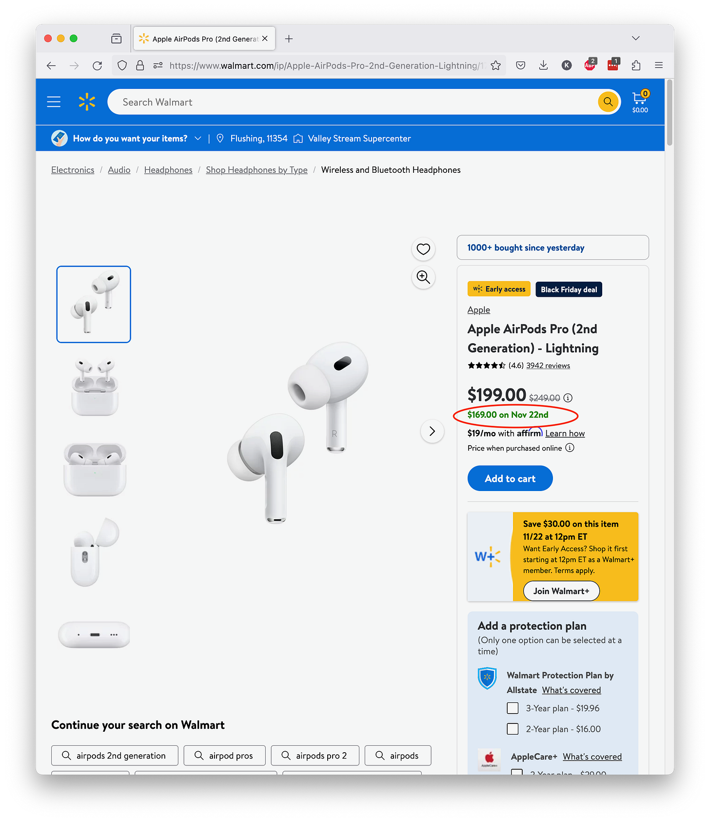 Black friday airpods pro price 2025