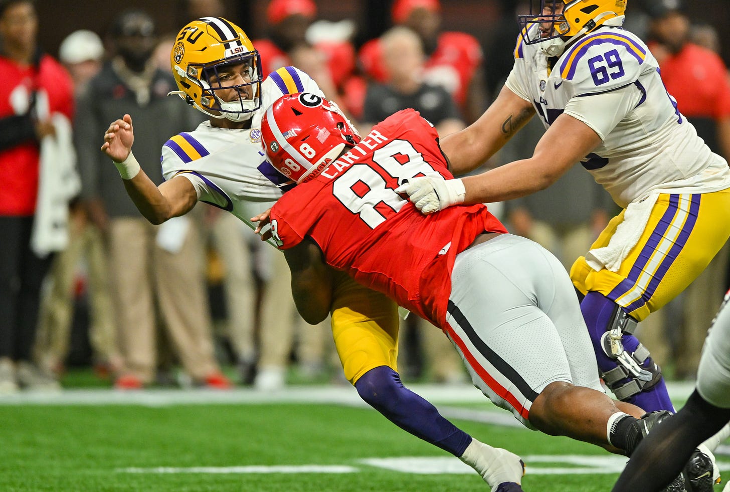 Part 5, DL Does Jalen Carter love football?