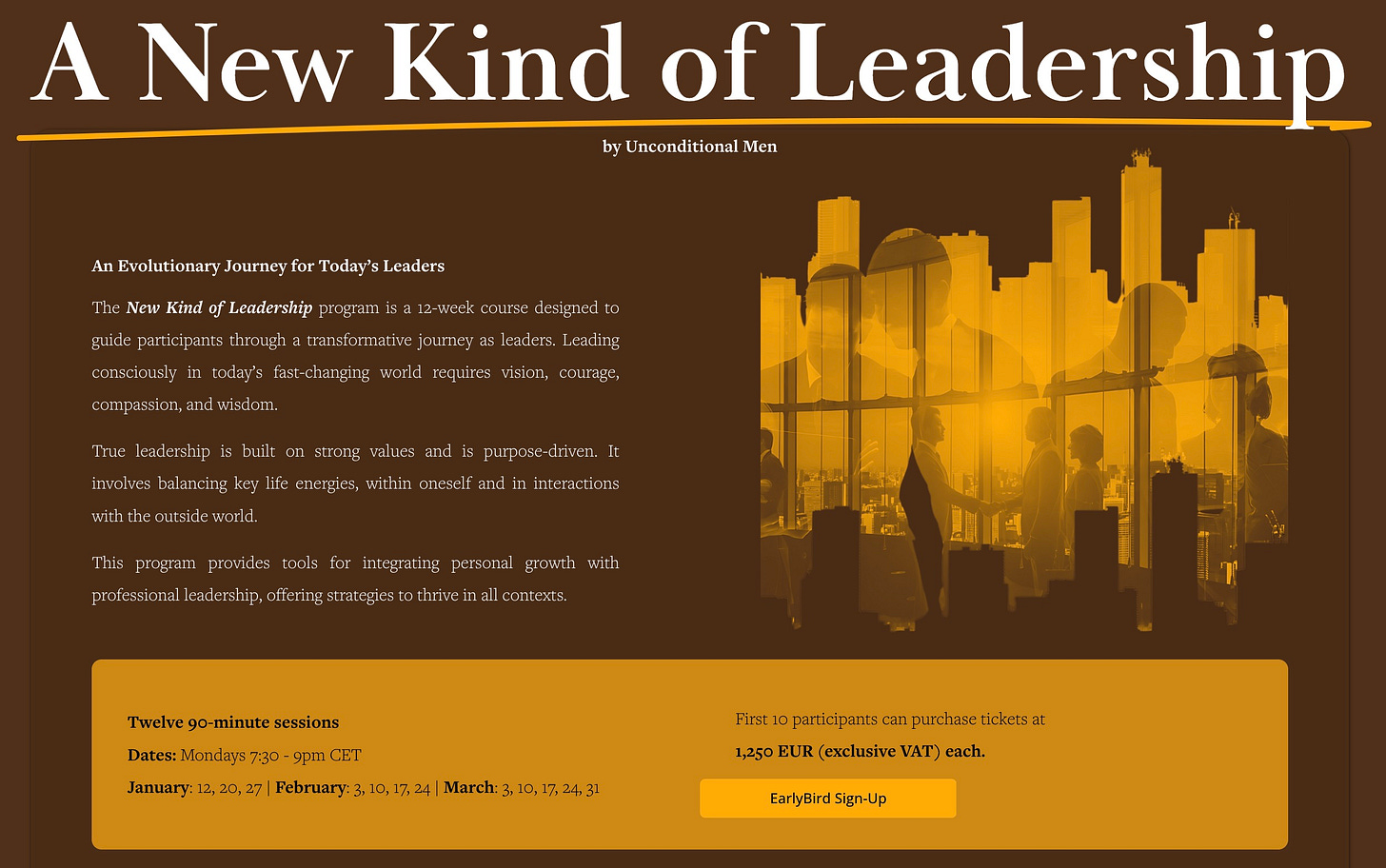 The Need for a New Kind of Masculine Leadership