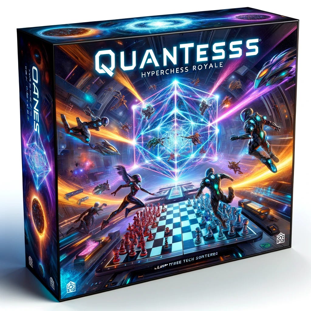 Hypercomplex Game QuanTess: Augmented Intelligence - by Kes Sampanthar