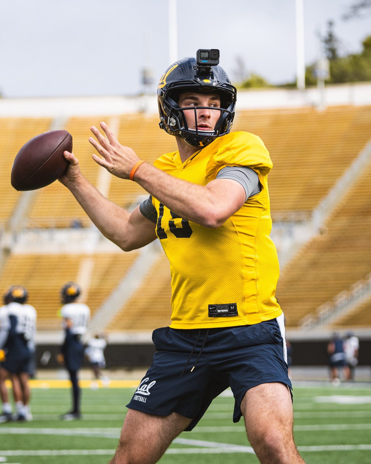 Cal QB Fernando Mendoza chatted about the growing offense at spring