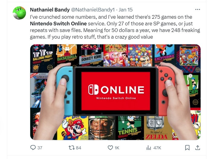 Switch play online sales