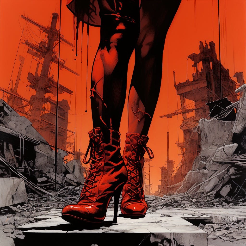 Ink wash Comics AI Art & Animation