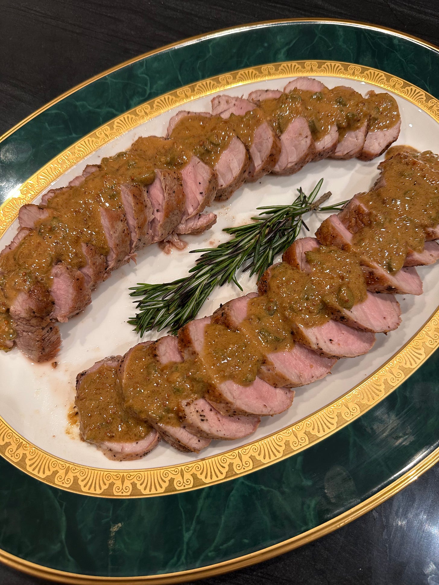 Affordable Holiday Roast: Pork Tenderloin with Creamy Mustard