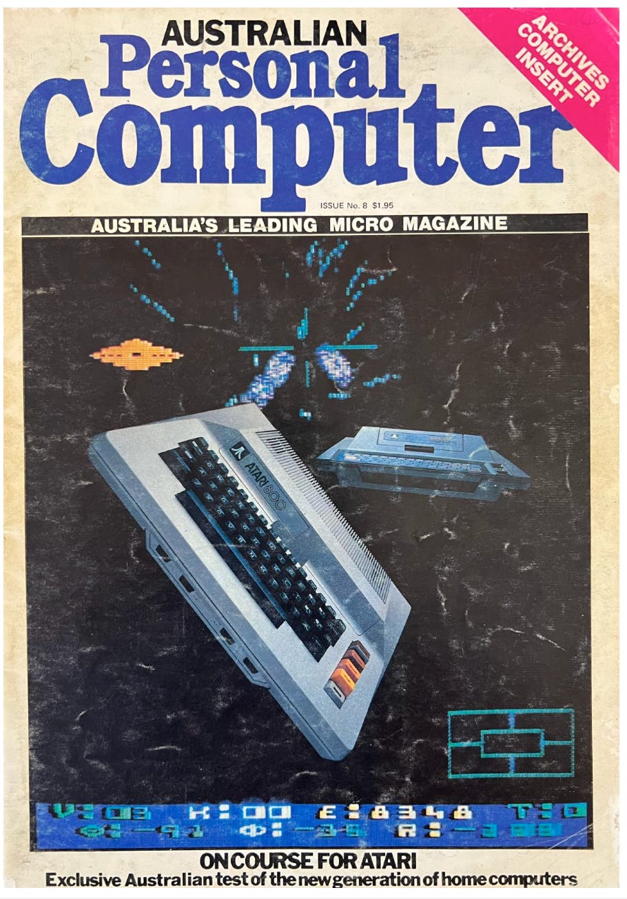 1980 Australian Personal Computer Review of the Atari 400/800