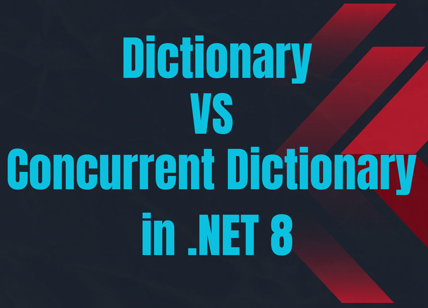 Dictionary Vs Concurrent Dictionary in .NET 8