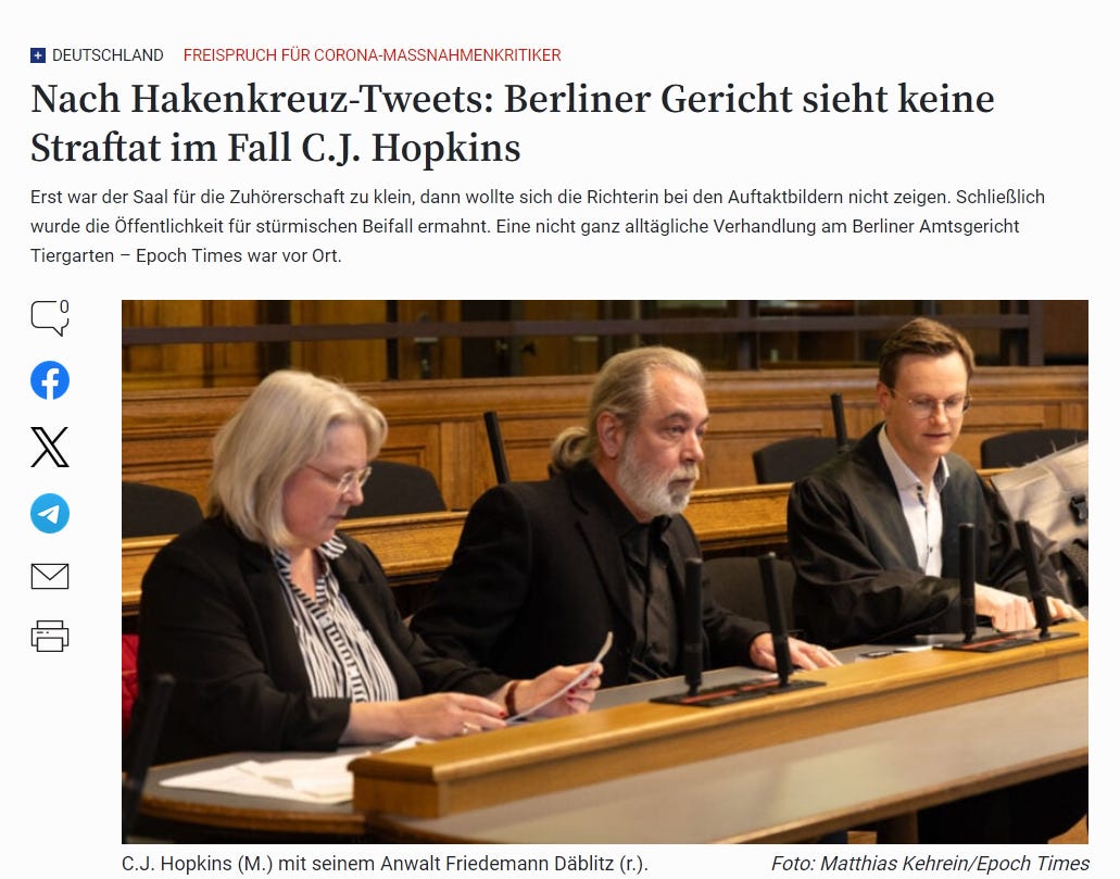 The Verdict - CJ Hopkins