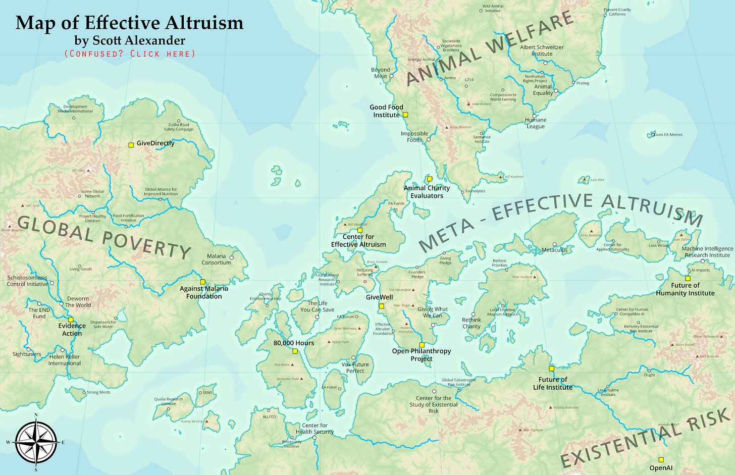 Map of maps of interesting fields — EA Forum