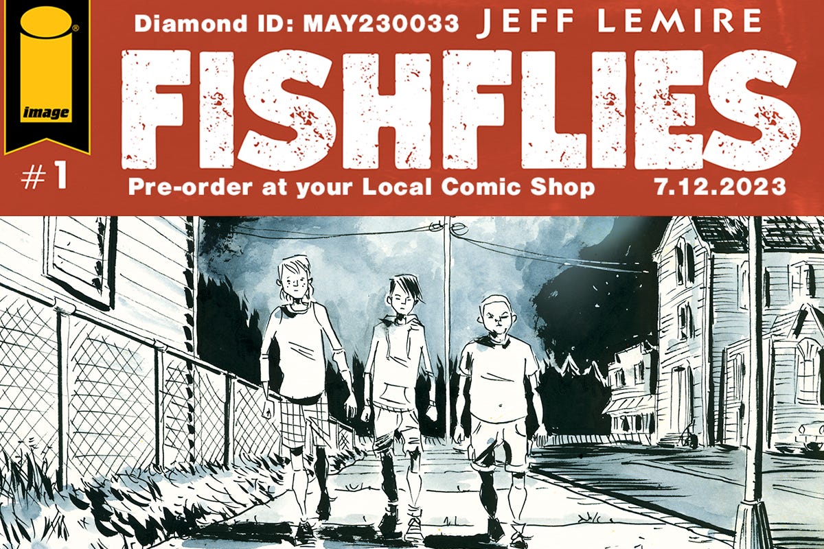 CIGARETTES, COMICS AND FISHFLIES... - by Jeff Lemire
